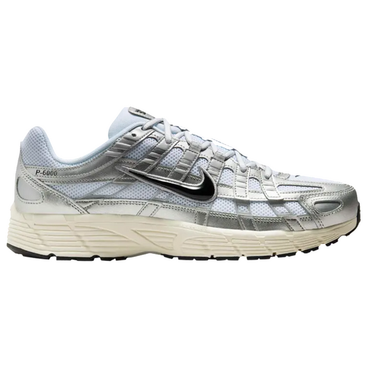 NIKE P-6000 METALLIC FLAT SILVER