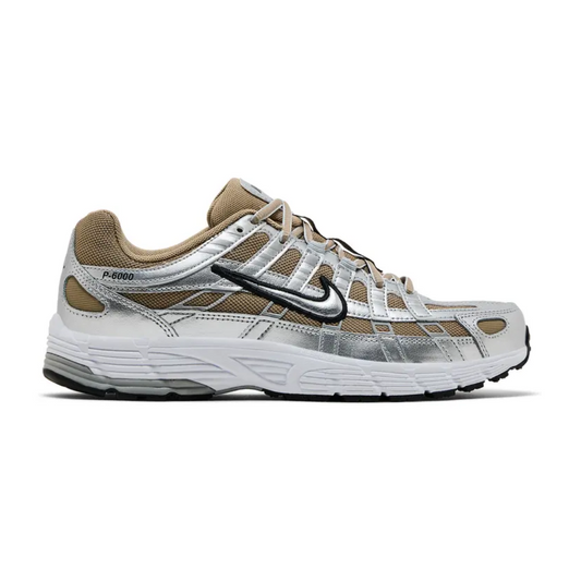 NIKE P-6000 KHAKI METALLIC SILVER