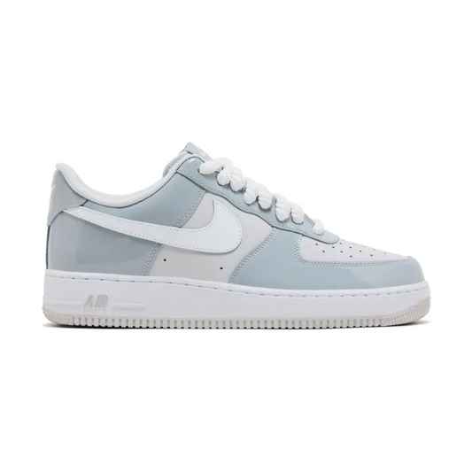 NIKE AIR FORCE 1 '07 LV8 WOLF GREY PATENT