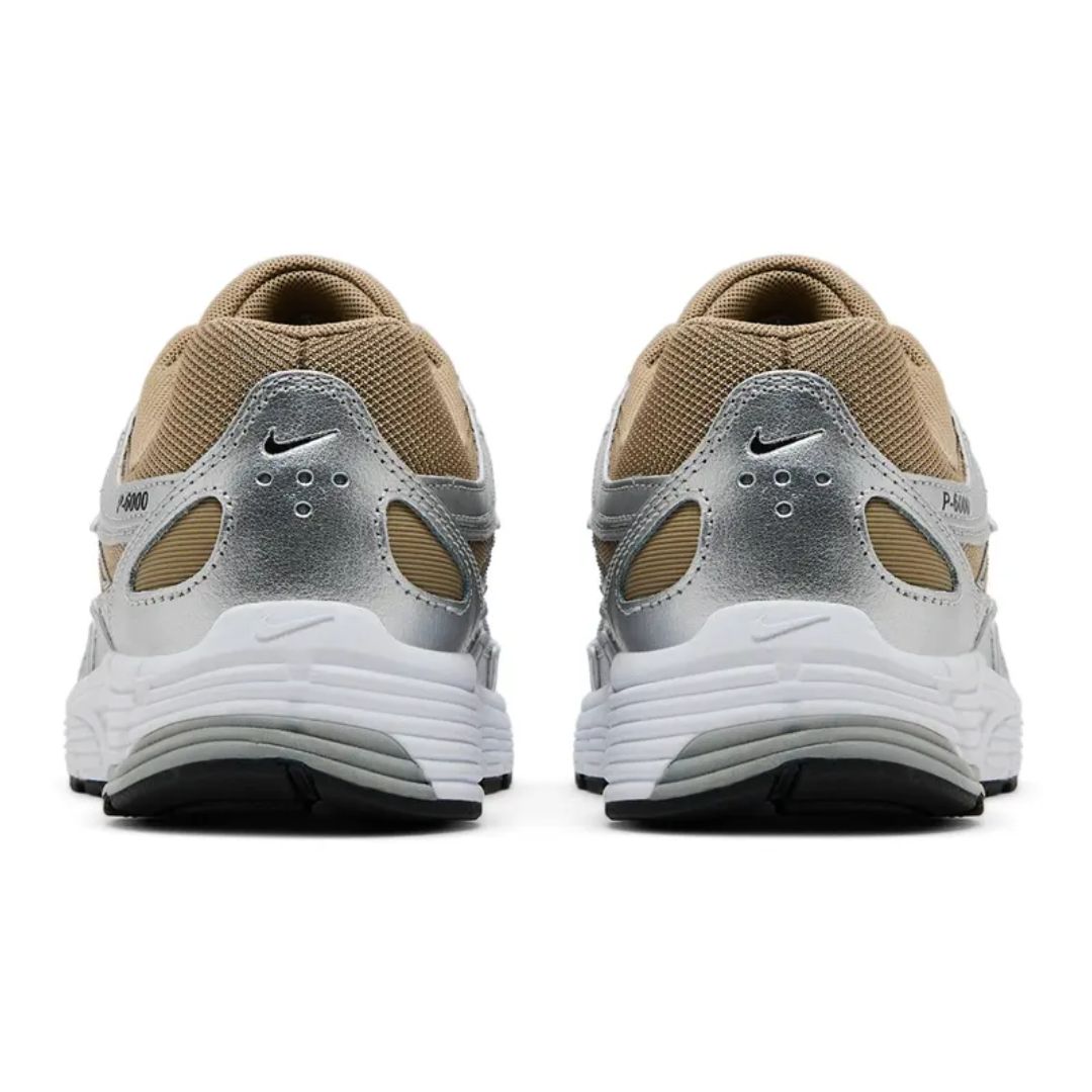 NIKE P-6000 KHAKI METALLIC SILVER