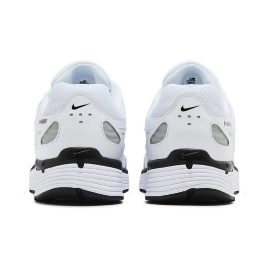 NIKE P-6000 WHITE METALLIC SILVER BLACK