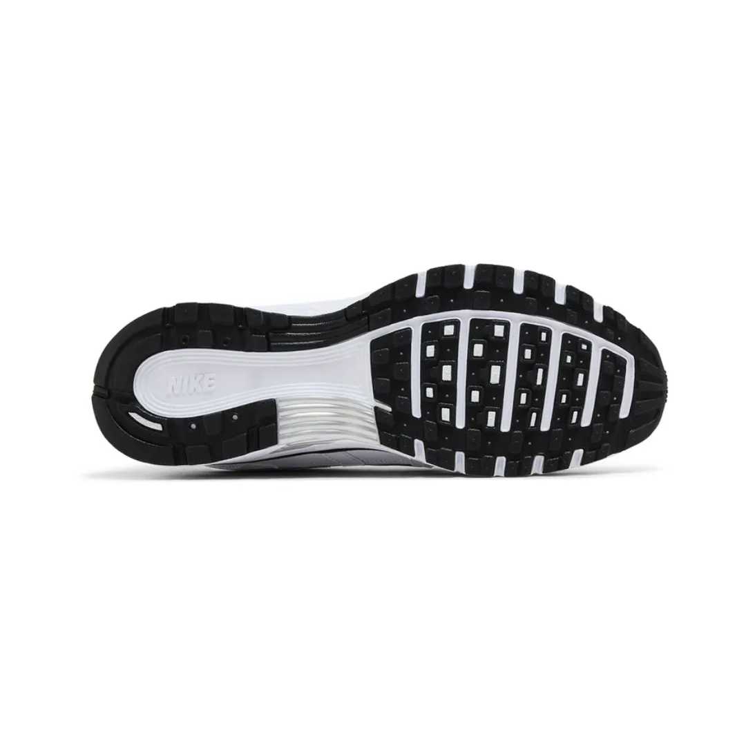 NIKE P-6000 WHITE METALLIC SILVER BLACK